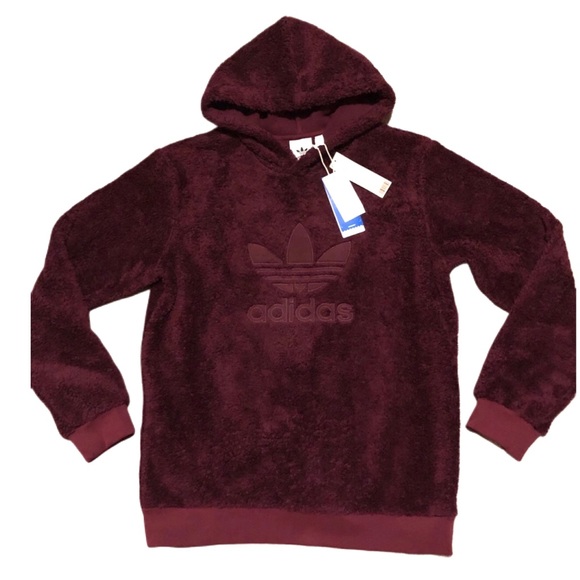 sherpa hoodie adidas